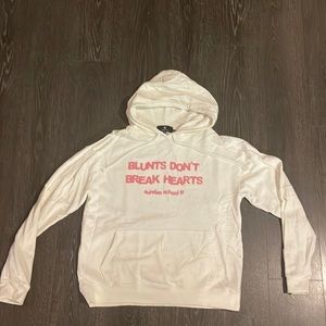 Sundae School “Blunts don’t break Hearts” Hoodie with stash pocket. XL